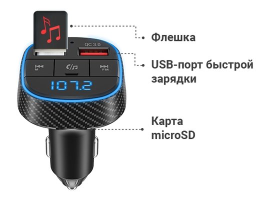 FM Трансмиттер NAVITEL BHF 02 BASE